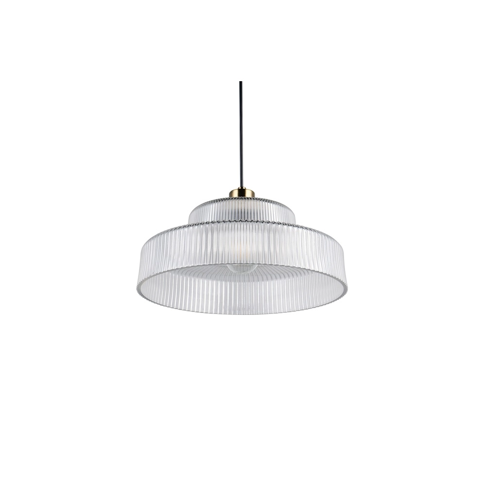 Classic pendant lamp Abella transparent glass Trio 4017807677706