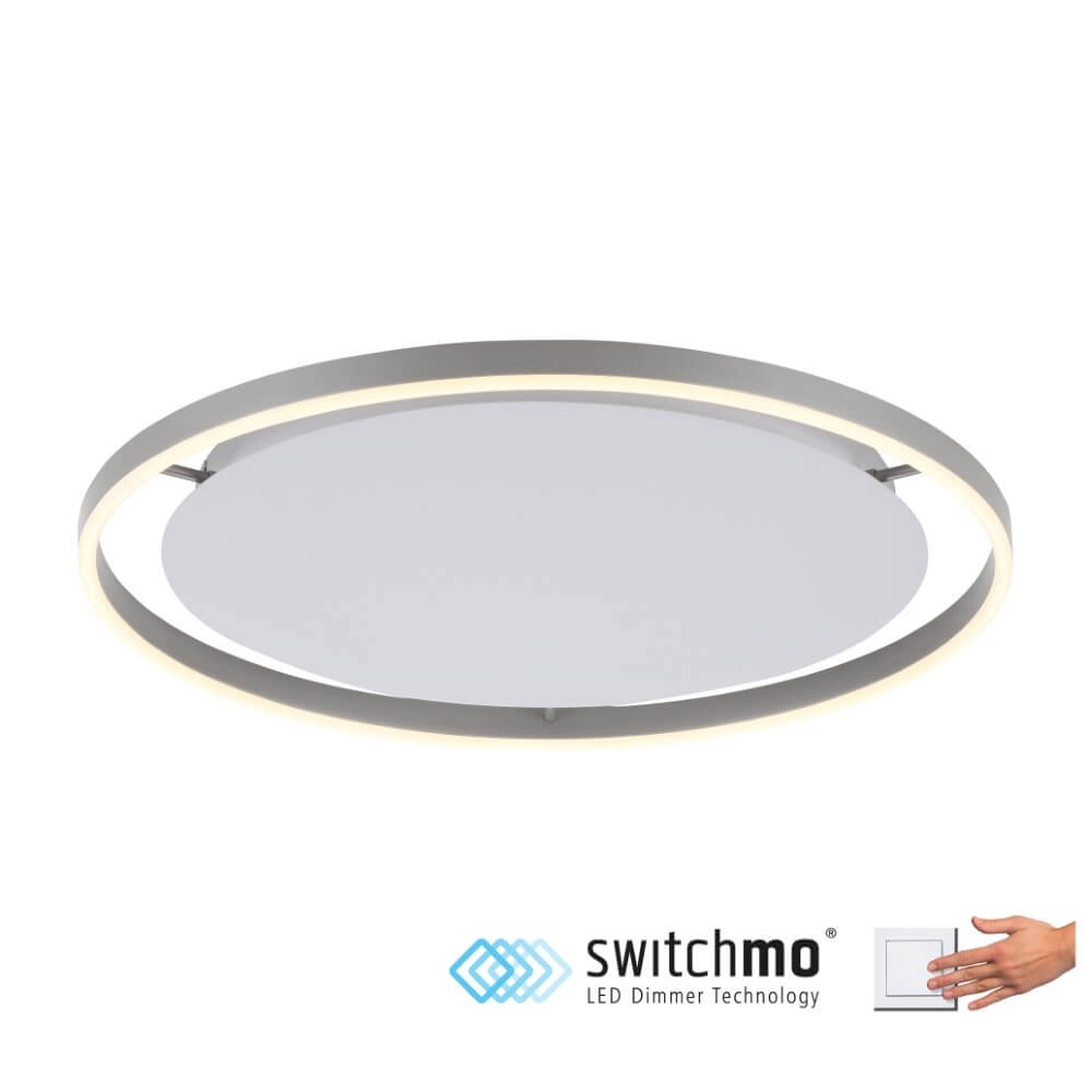 Ceiling lamp Ritus aluminium Ø 58.5cm Just Light 4043689983475