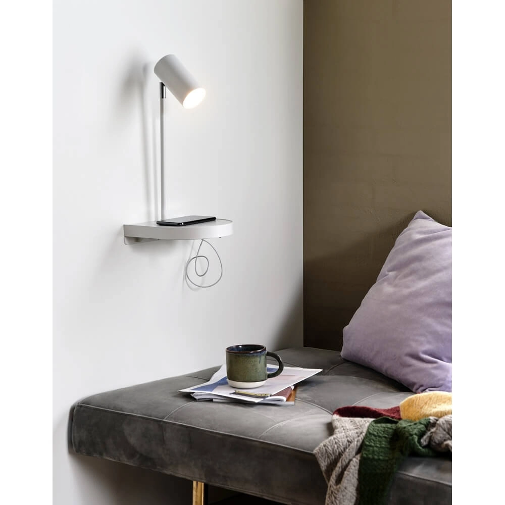 White wall light Cody with USB connection Nordlux 5704924005107