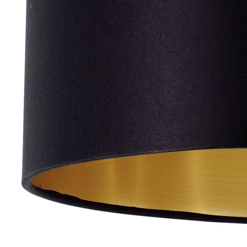 Pendant lamp Maserlo 38cm black with gold Eglo 9002759315993