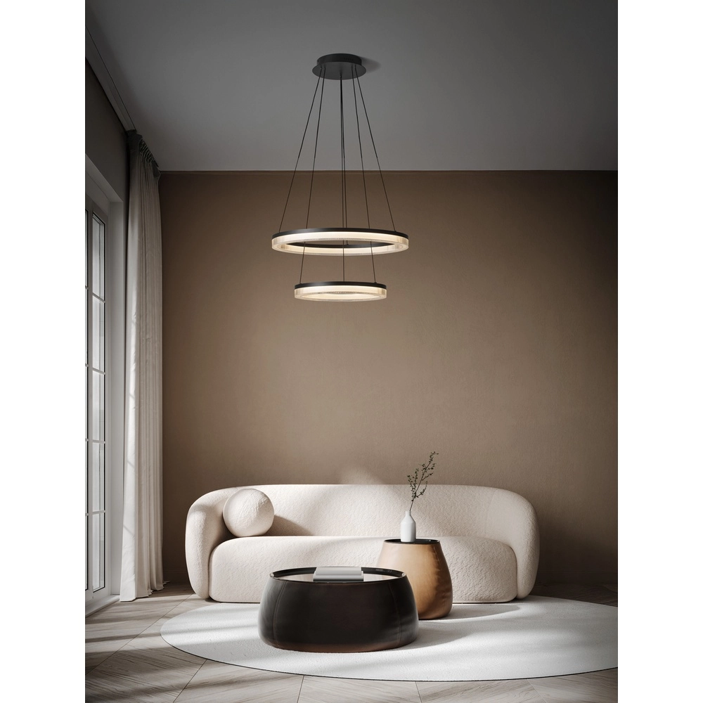 Black pendant lamp Lonela double Lyora 5212017467065