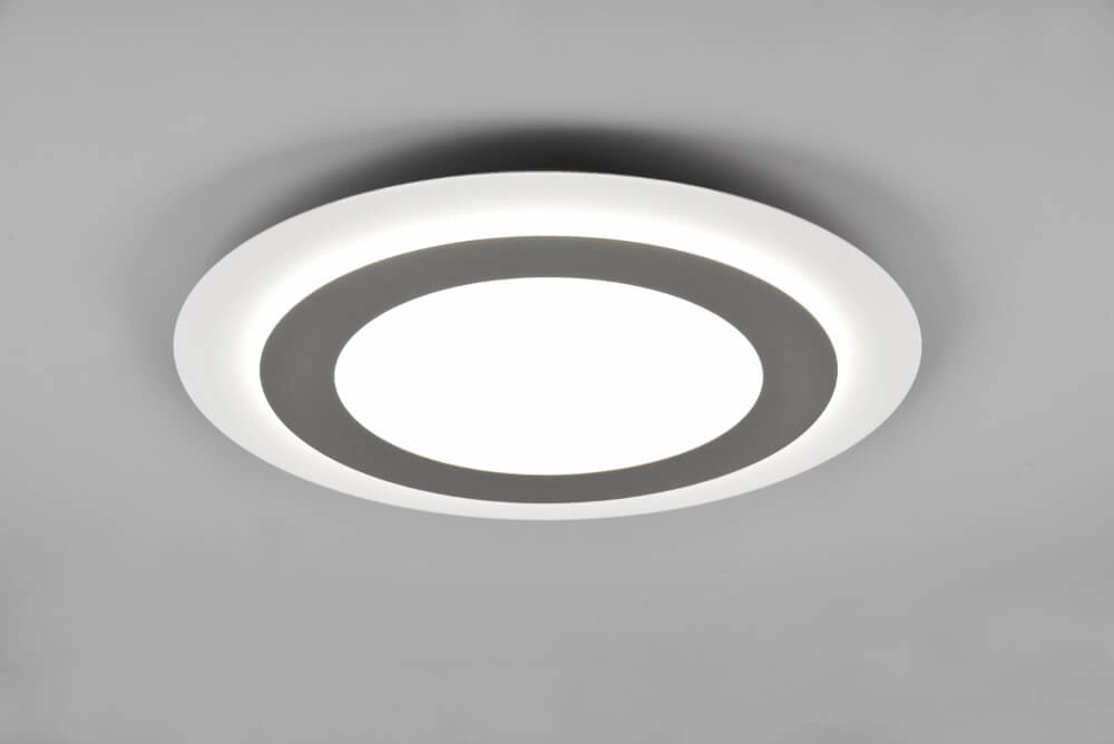 Round design ceiling lamp Morgan nickel Trio 4017807574418