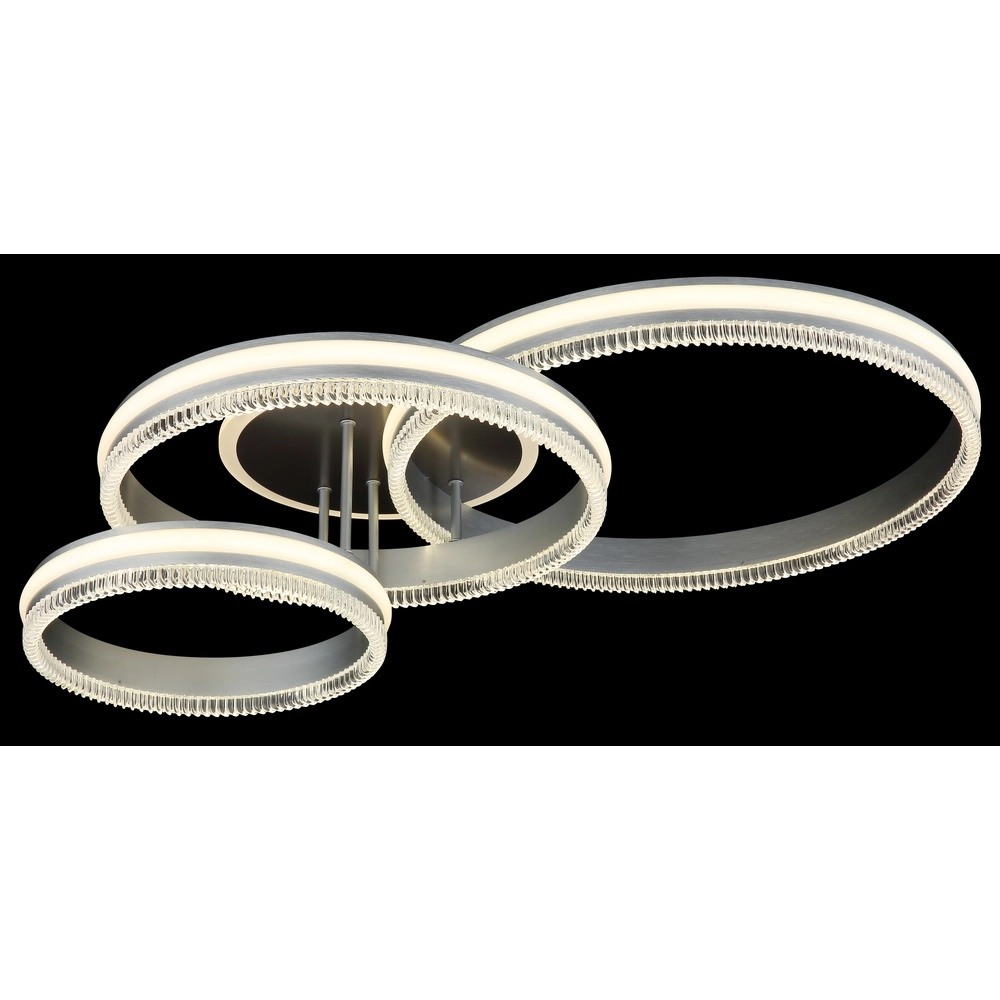 Ceiling lamp Francine gunmetal 3 rings Globo 9007371589630