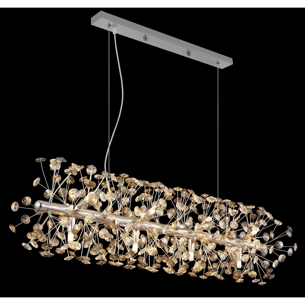 Pendant lamp Katrina chrome 90cm Globo 9007371481347