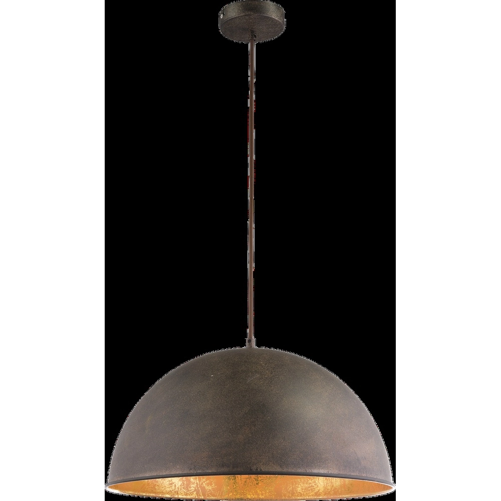 Pendant lamp Xirena I Ø 41cm rust brown Globo 9007371354153
