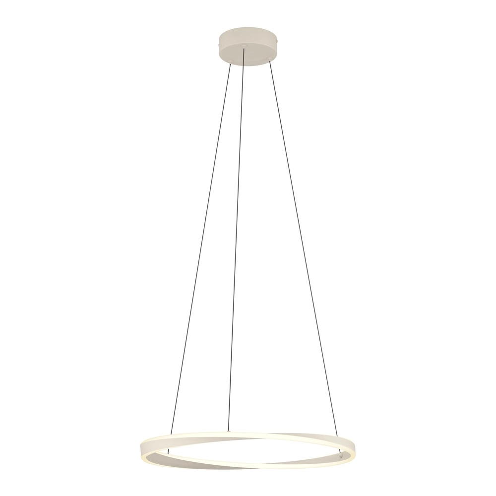 Design pendant lamp Camerota sand brown Ø 57cm