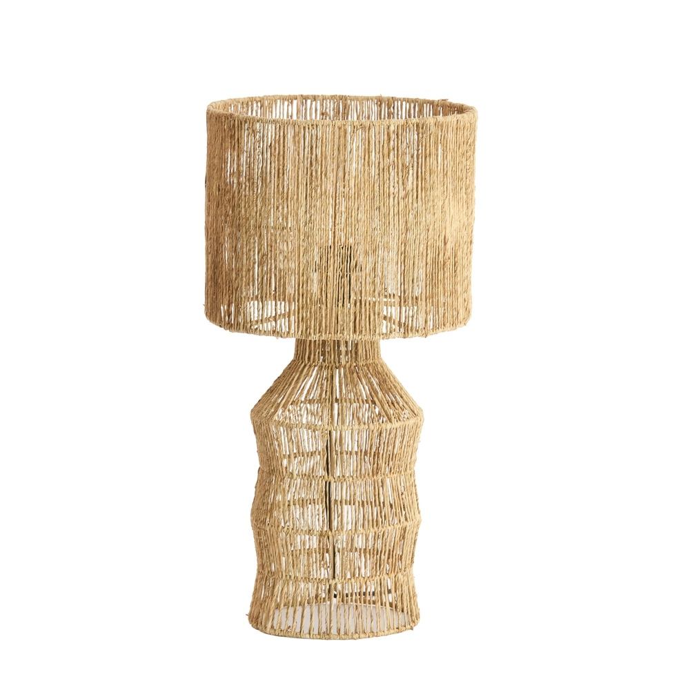 Jute table lamp Tidea Ø 28cm shade