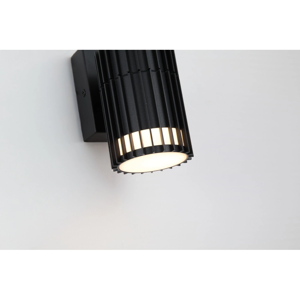 Wall lamp Detroit black single Searchlight 5053423300511