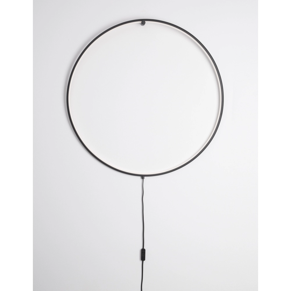 Floor lamp Ring black Ø 79cm Lyora 5212017424266