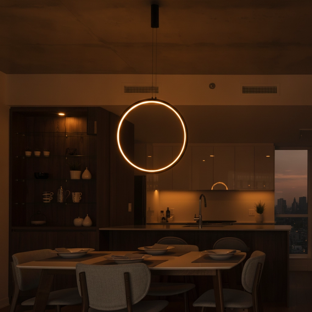 Round pendant lamp Change Ø 39.5cm black