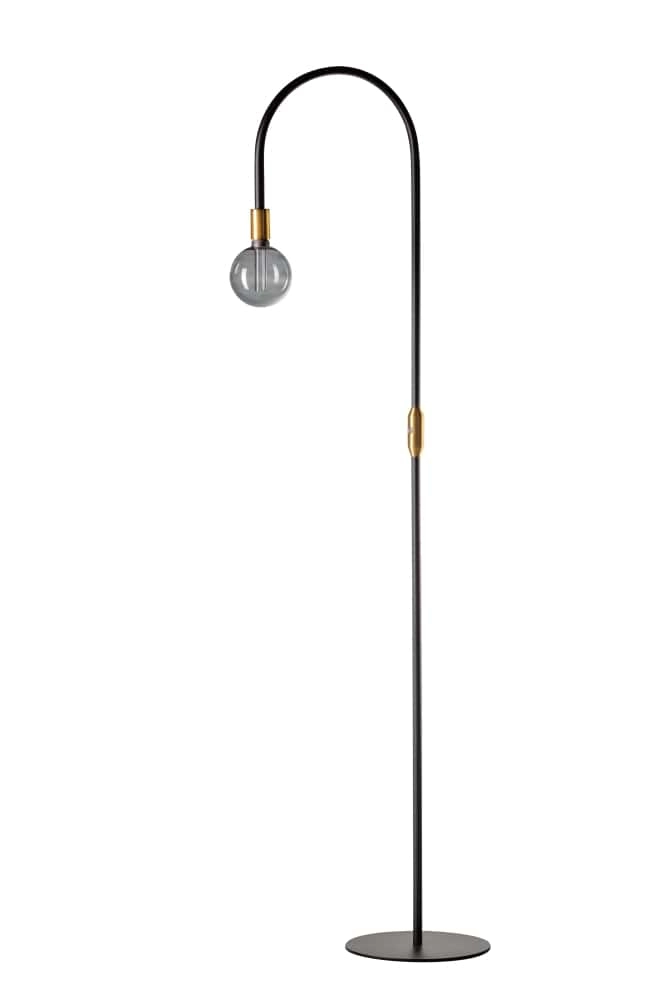Floor lamp Pike 180cm black with gold