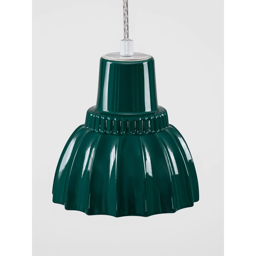 Pendant lamp Picco white with green Lyora 5212017495396