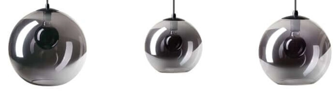 6-light glass pendant lamp Orb ETH 8720195300670