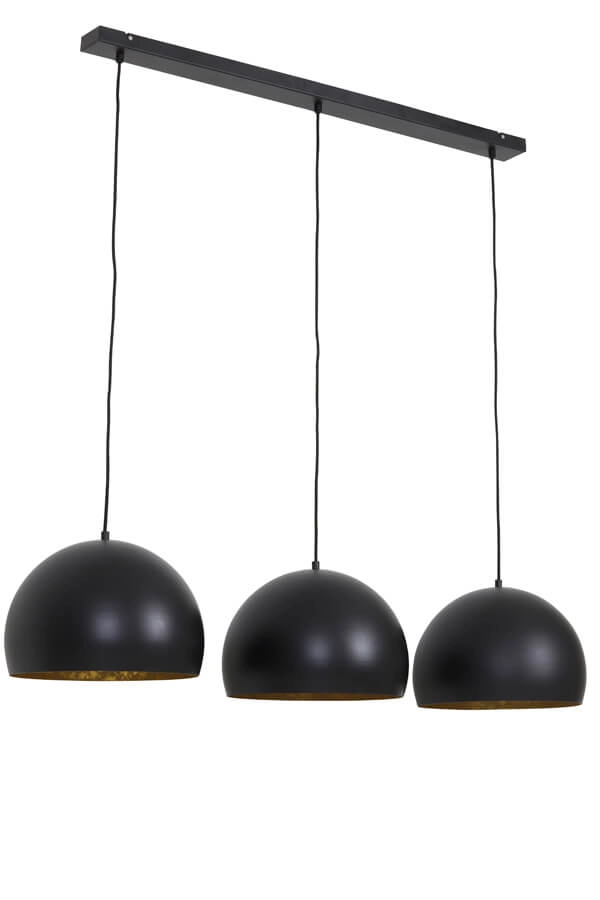 3-light pendant lamp Jaicey black Light & Living 8717807231071