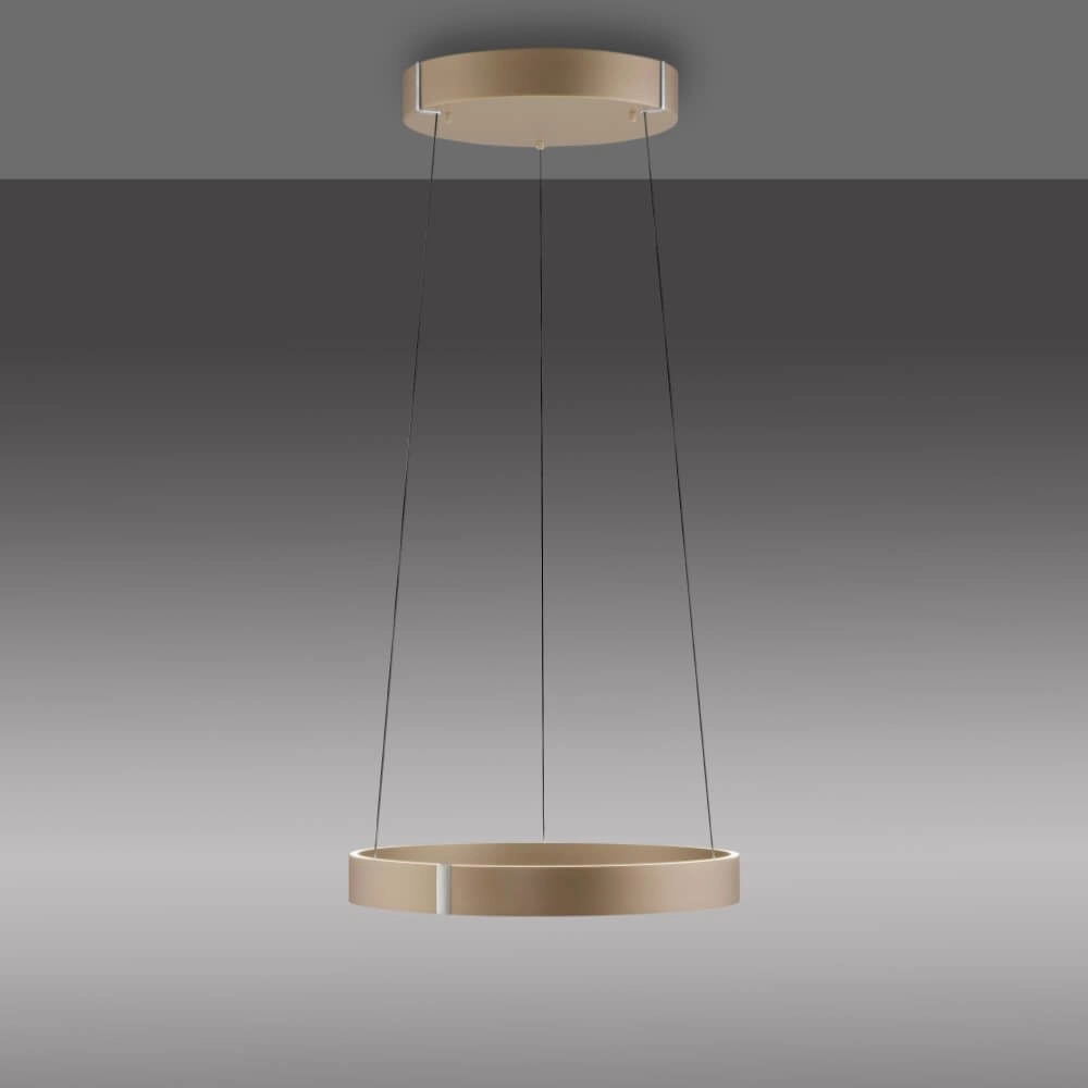 Round hanging lamp Pure E-Clipse bronze Ø 50cm Paul Neuhaus 4012248386408