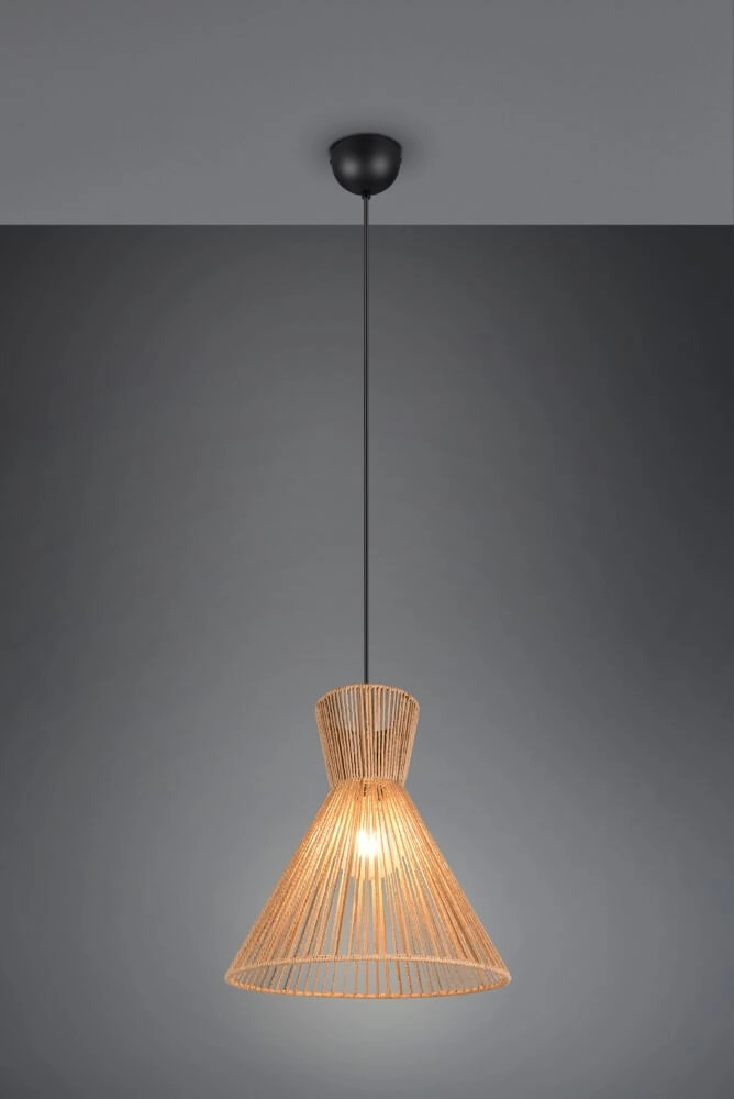 Japandi pendant lamp Rosalie Ø 35cm Trio 4017807637649
