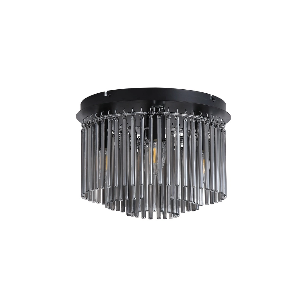 Ceiling lamp Swizzle black Searchlight 5053423302553