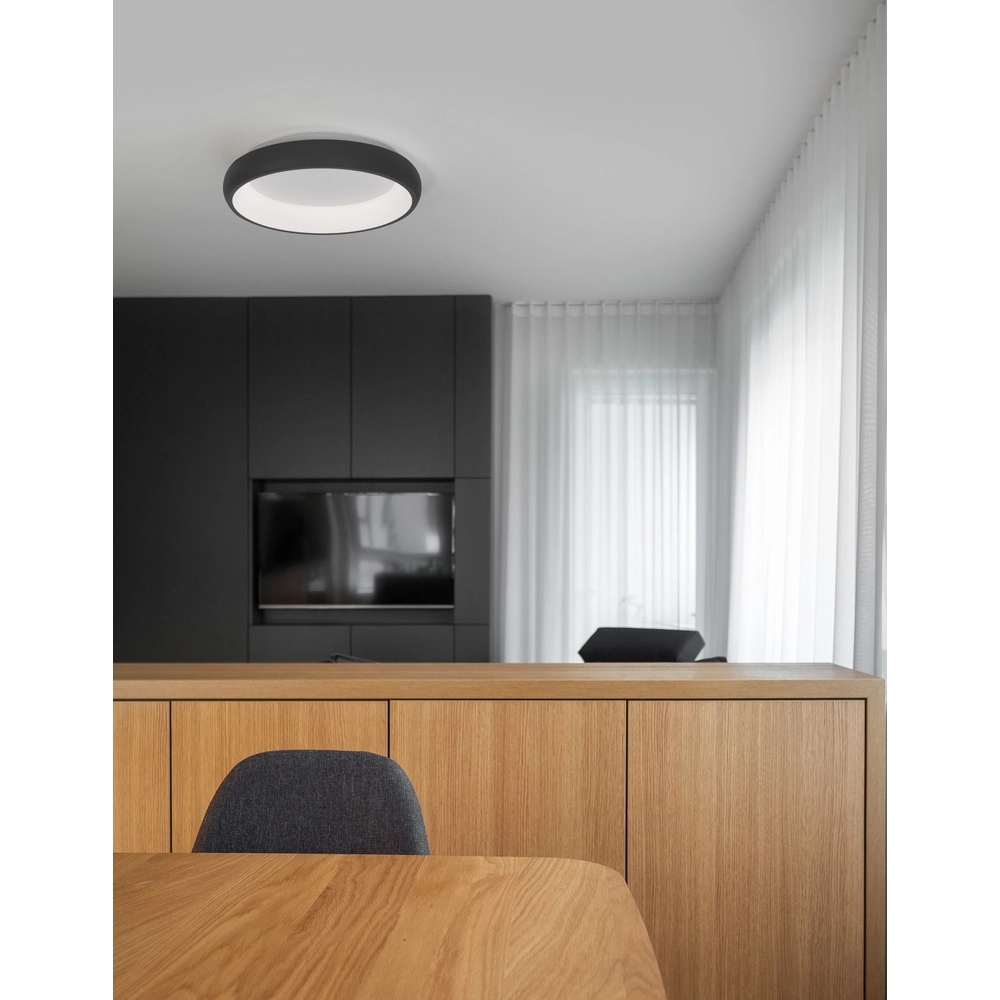 Ceiling lamp Albi black Ø 41cm Lyora 5212017419514