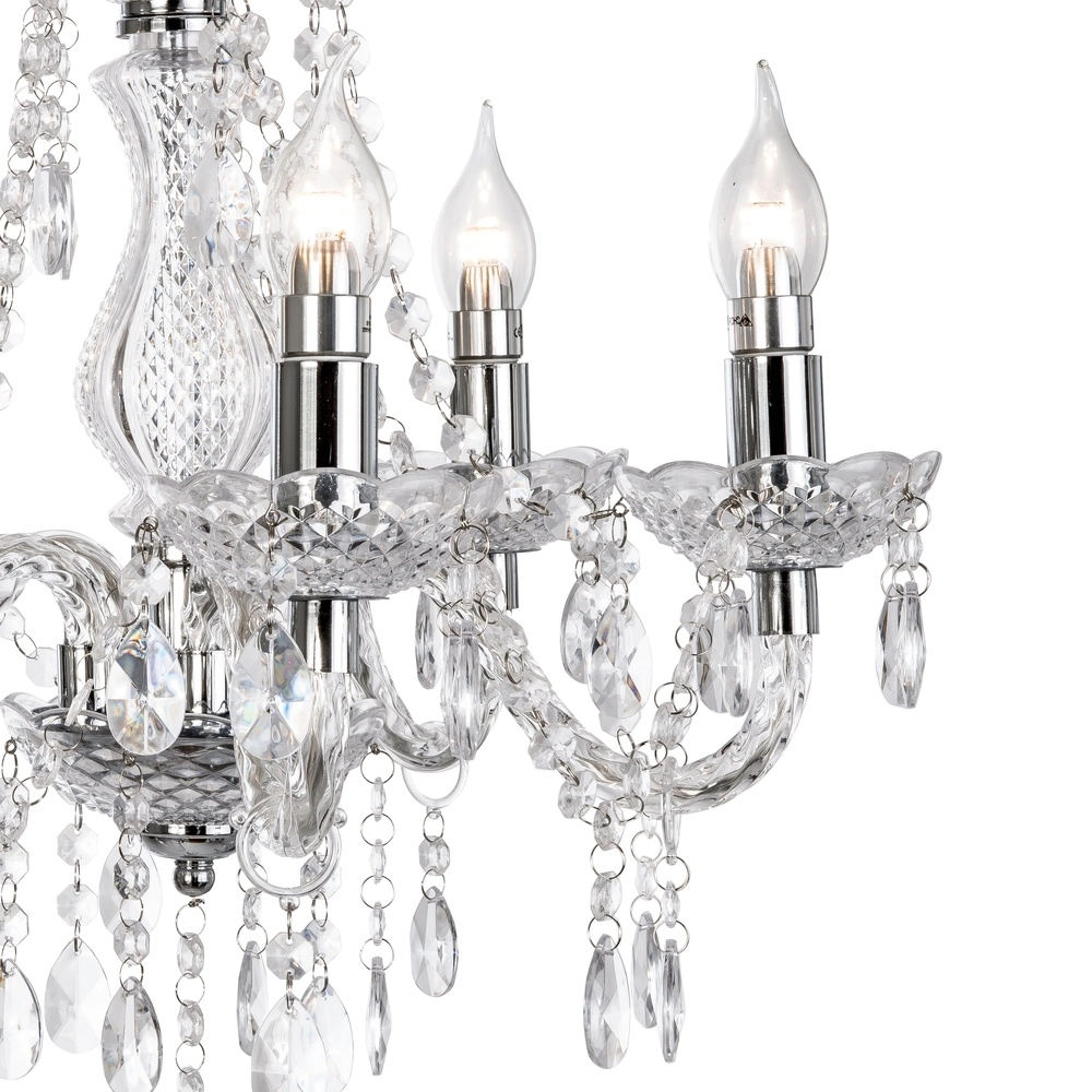 Chandelier Marie Ø 48cm chrome Globo 4048194032397