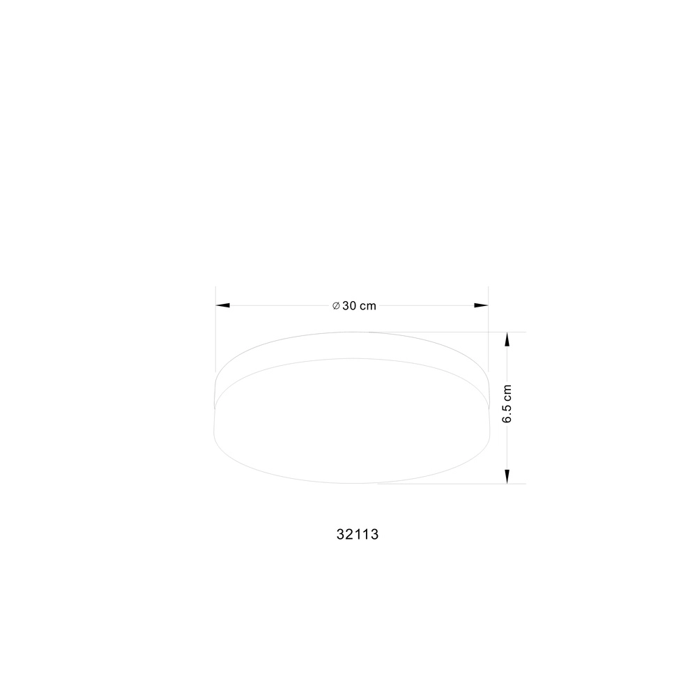 Design ceiling light Vranos silver grey for outdoor use Ø 30cm Globo 9007371174386