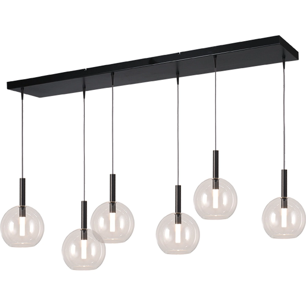 6L pendant lamp Ø 17cm Lido Ball with clear glass