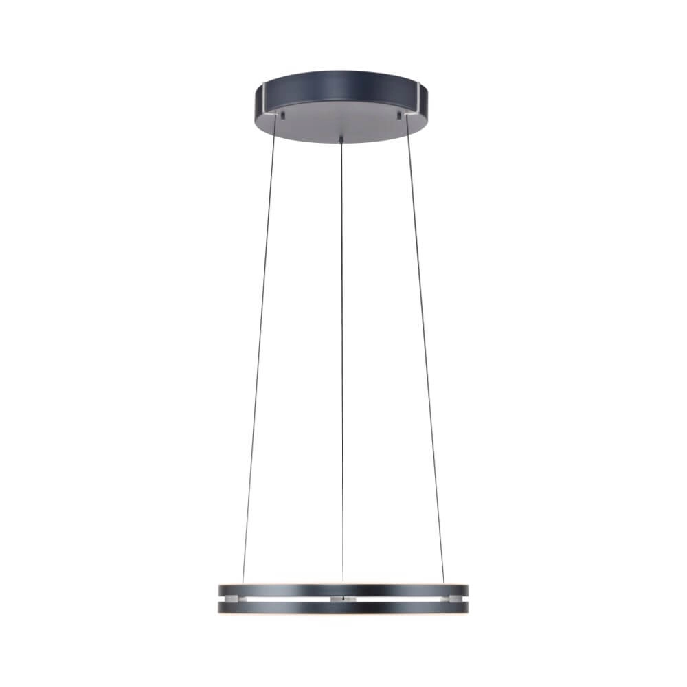 Sleek hanging lamp Pure E-Loop gray