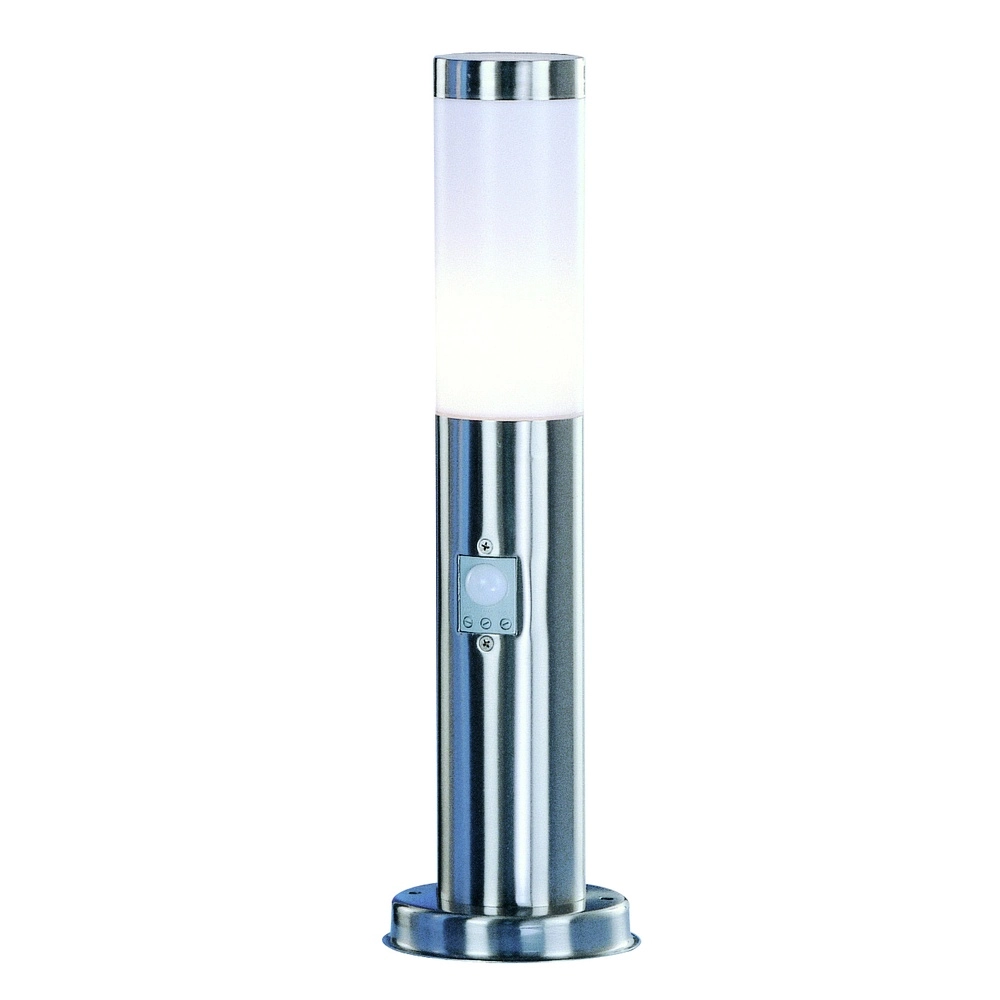 Garden lamp Boston Led Stainless steel with white and sensor Globo 9007371311972