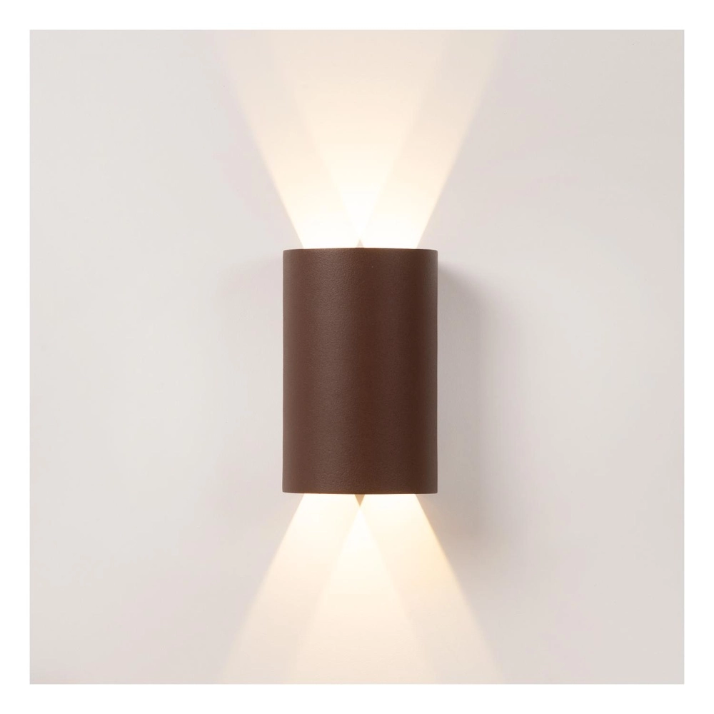 Design wall lamp York Rusty brown Lucide 5411212334145