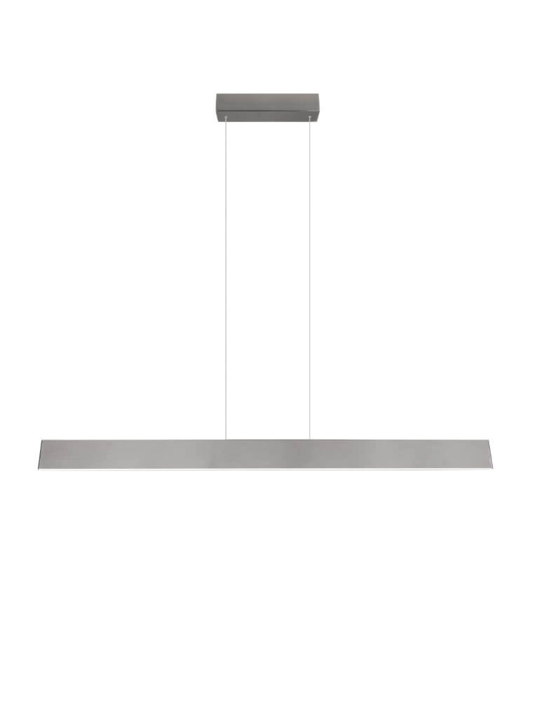 Led Office Pendant Light Galway 150cm - Stainless Steel Trio 4017807616675