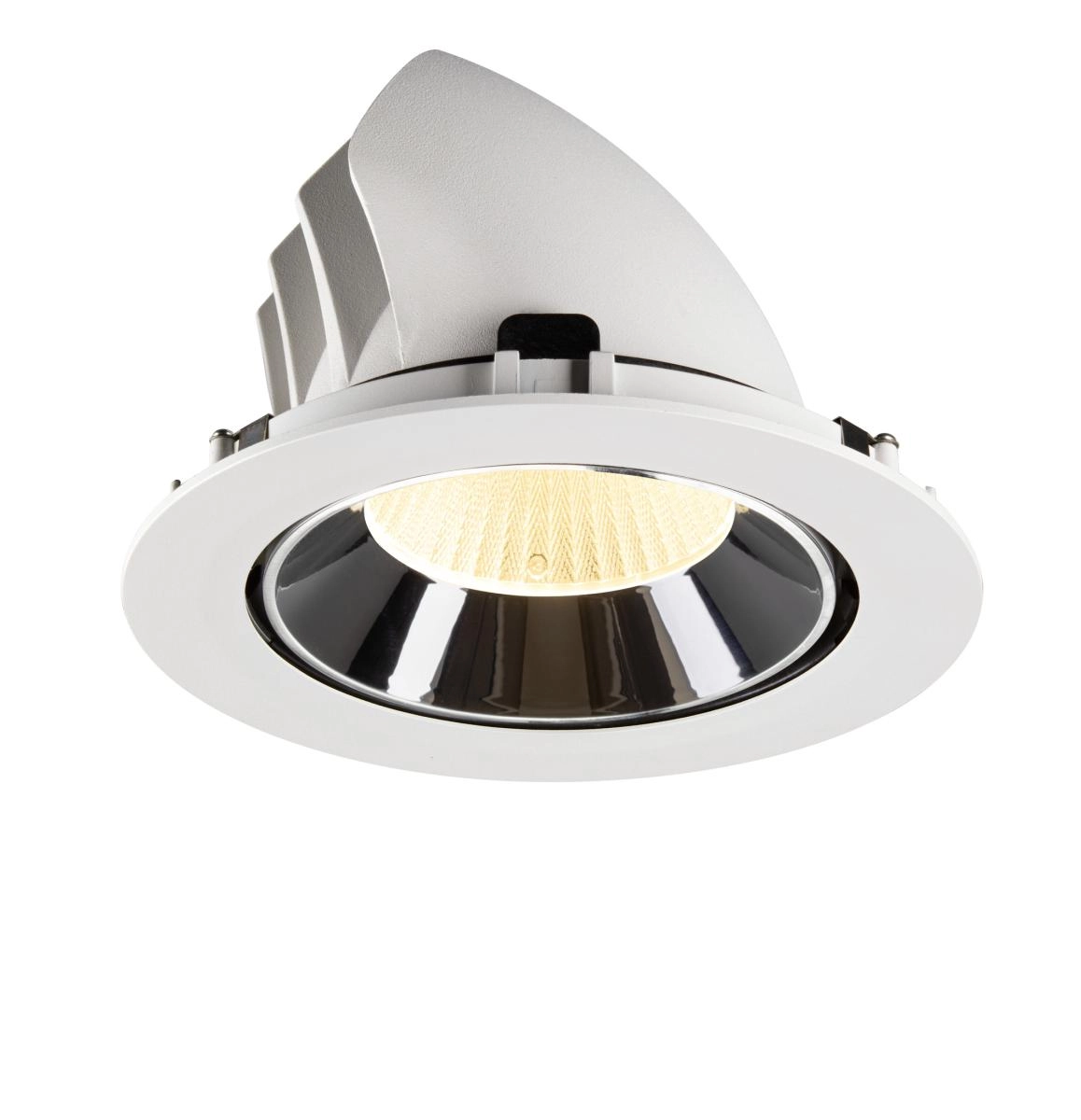 Recessed spotlight Numinos Gimble XL white/chrome 3000K - 40deg SLV 4024163308588