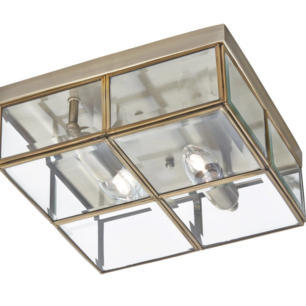 Square ceiling lamp Flush Searchlight 5053423023038