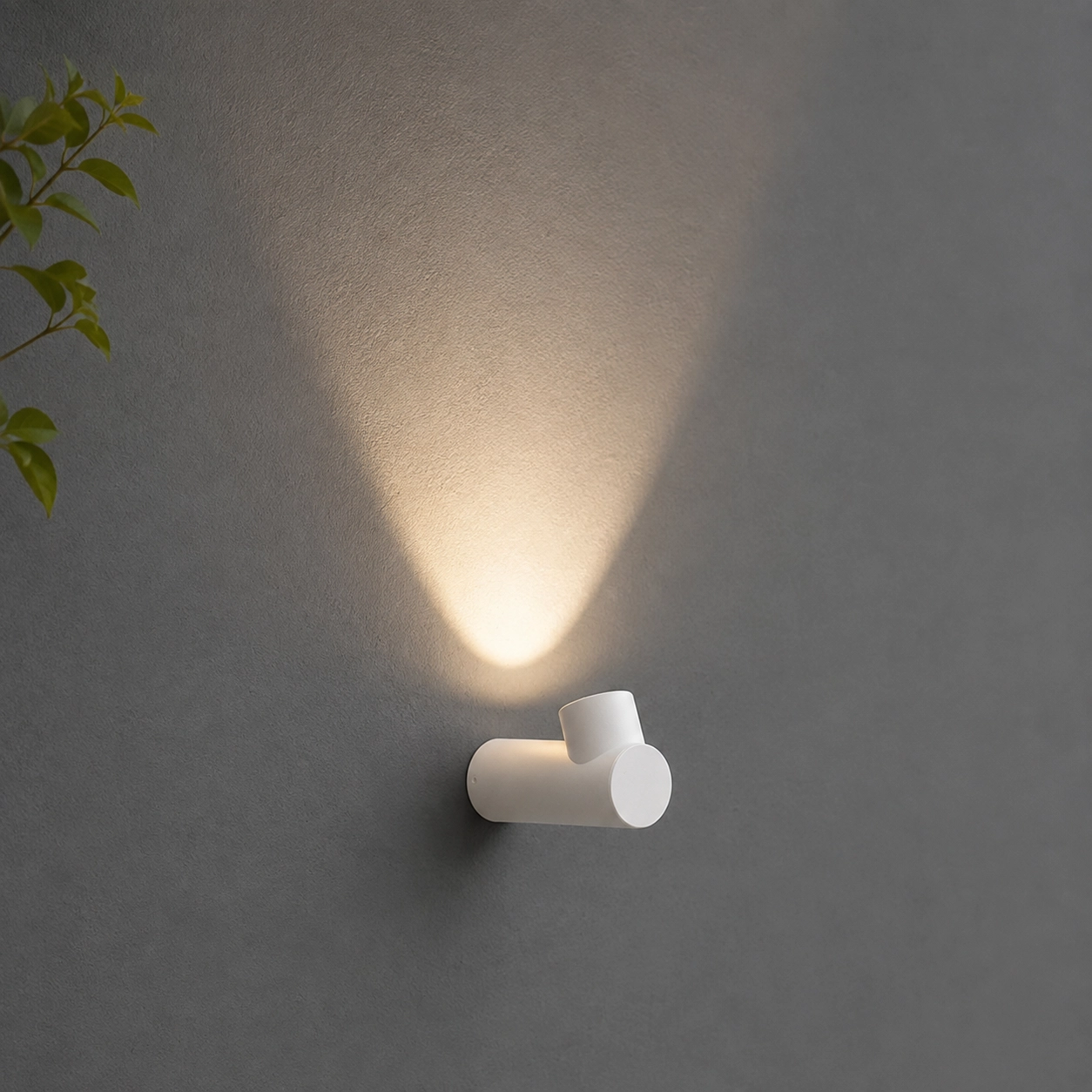 White wall lamp Brice design