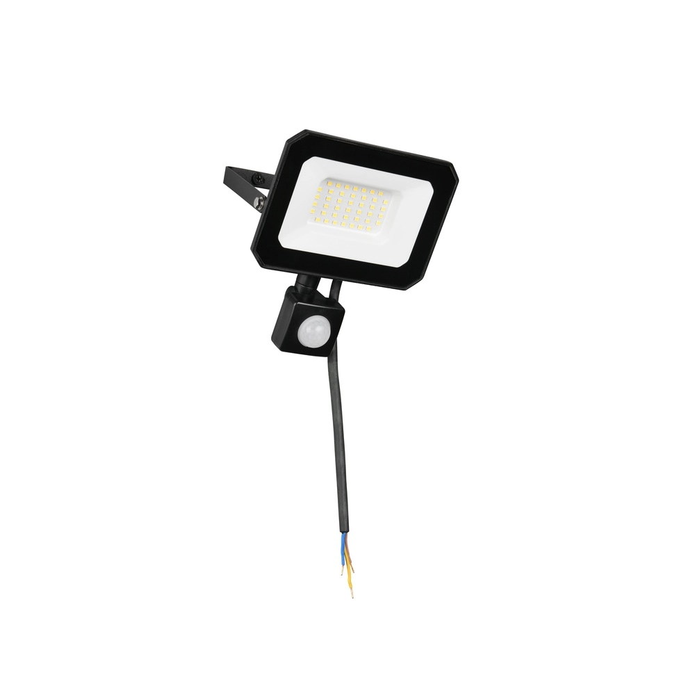 Wall lamp Funchal black 30W with sensor Trio 4017807648096