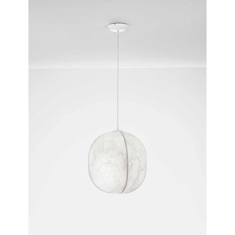 White pendant lamp Pierida Ø 42cm Lyora 5212017468079