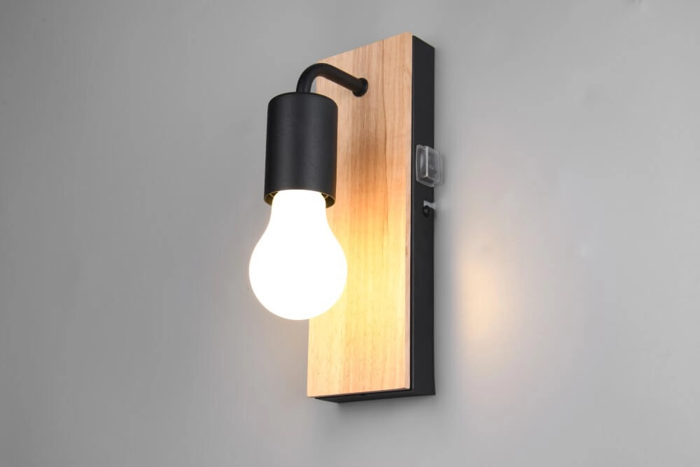 Country bathroom wall lamp Arturo 1x E27 Trio 4017807615678
