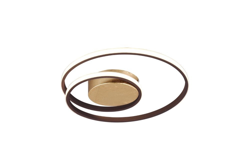 Rust brown ceiling lamp Zibal Ø 39cm Trio 4017807481938