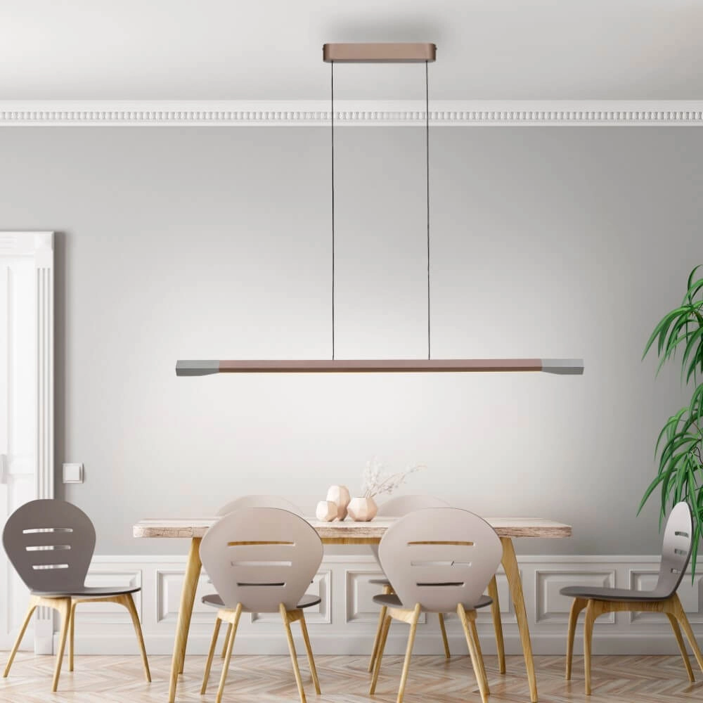 Design pendant lamp Hoop brown Paul Neuhaus 4012248385968