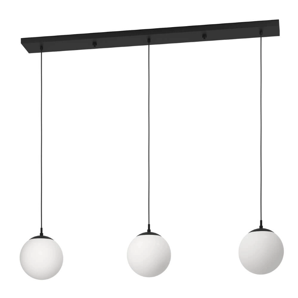 Hanging lamp Rondo 3 with glass balls