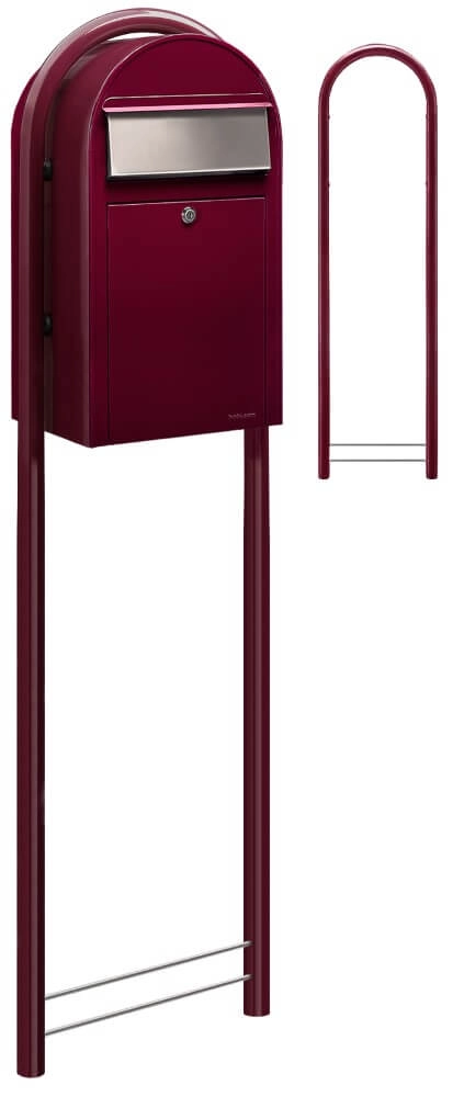 Mailbox Grande 3005 i Burgundy Bobi 6417237033239