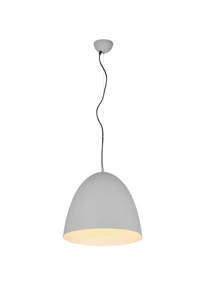 Concrete gray hanging lamp Tilda Ø 40cm Trio 4017807522341