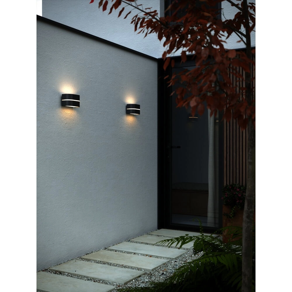 Sleek wall lamp Sibelis black Nordlux 5704924017681
