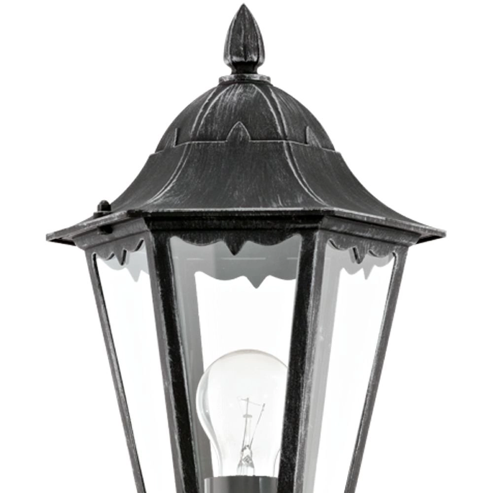 Wall lamp Navedo black silver Eglo 9002759934576