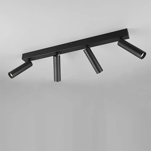 Slim ceiling spotlight Ambala 4x LED - Black Trio 4017807612653