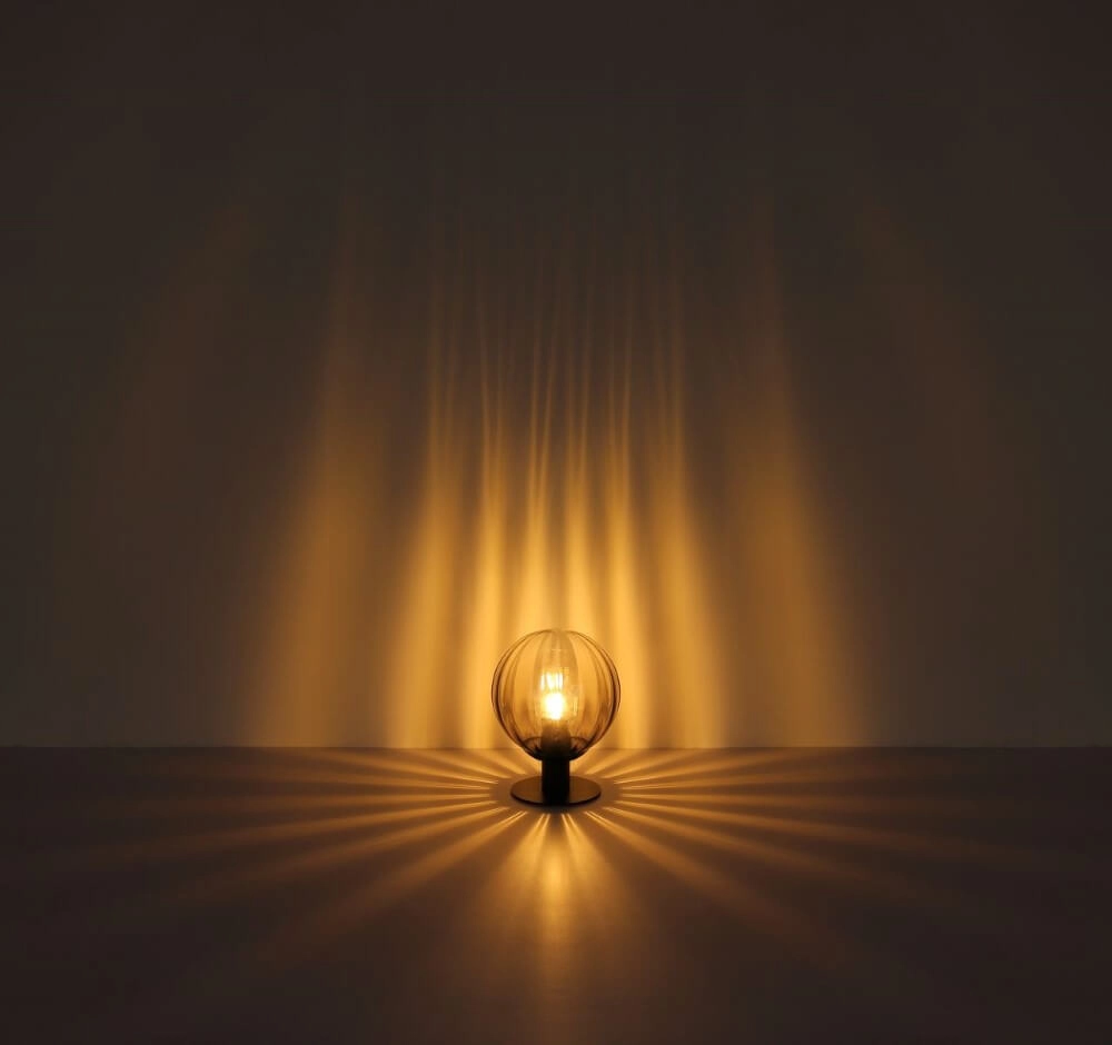 Table lamp Dallerta black with smoke glass Globo 9007371458561