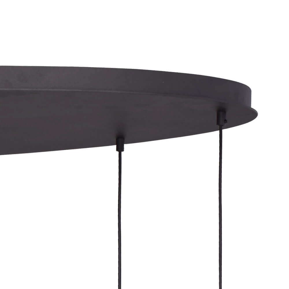 Hanging lamp Lava Oval 8x gold glass Ø 22.5cm Masterlight 8718121290201