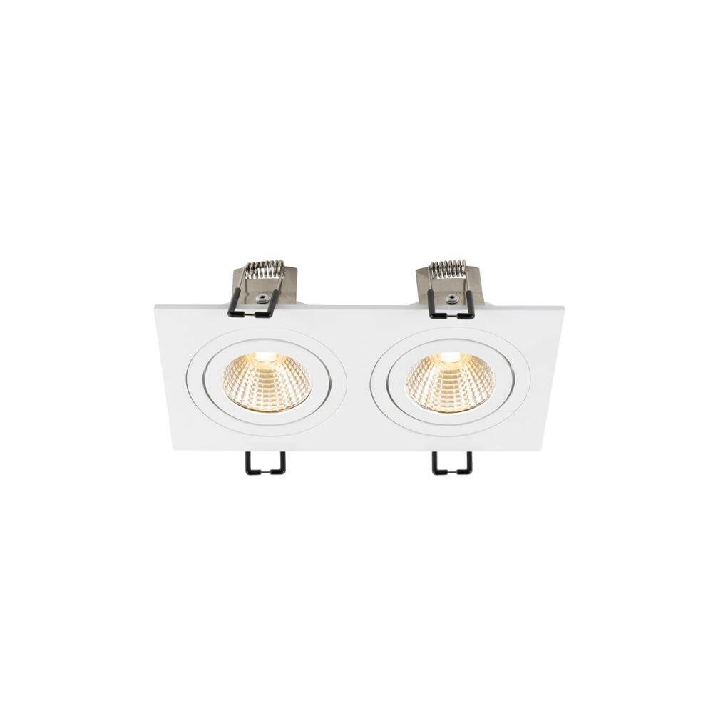 White recessed spotlight New Tria 155 2x Led 2700K SLV 4024163297080