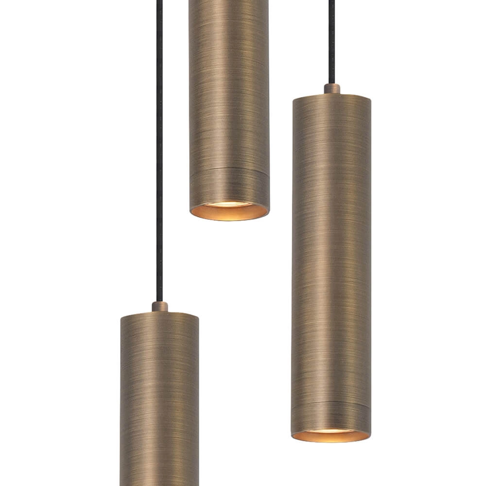 Round pendant lamp Perugia bronze - 5x GU10 Highlight 8718379046834