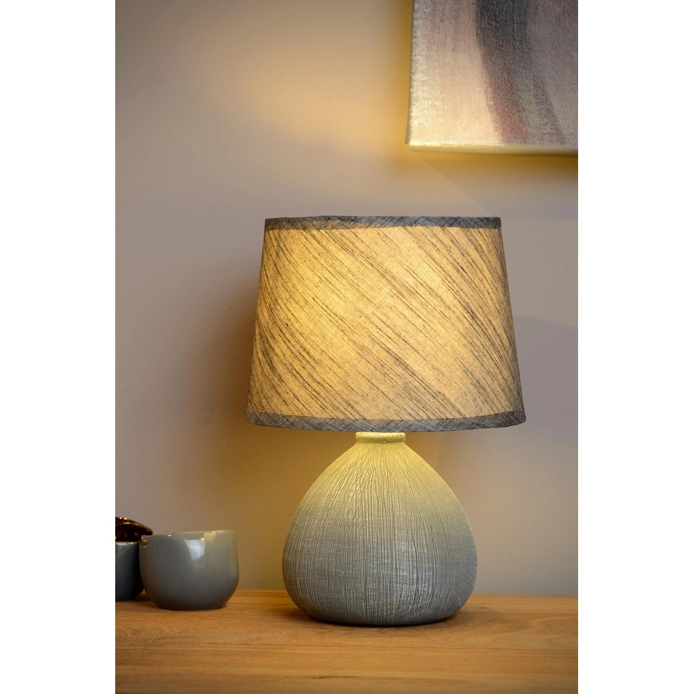 Table lamp Ramzi grey Lucide 5411212470164