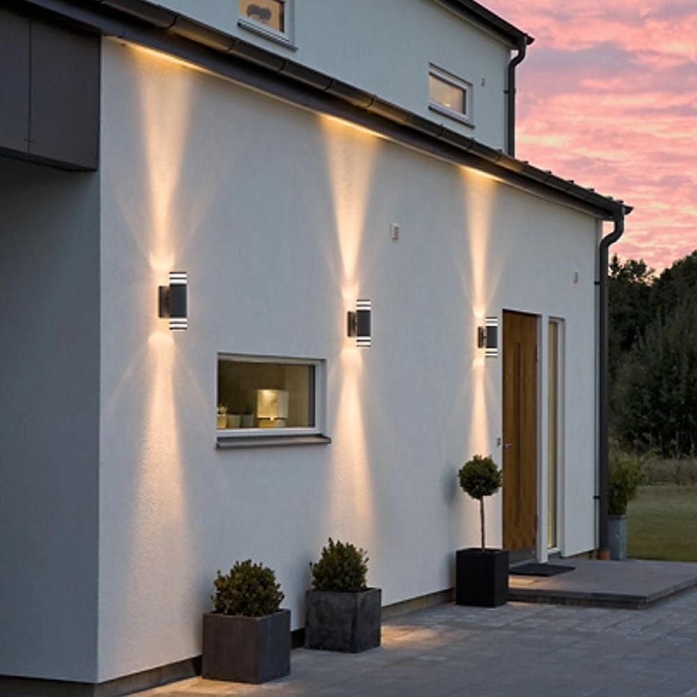 Wall spotlight Modena Up - Down 2-light 28cm matte black KonstSmide 7318307516753