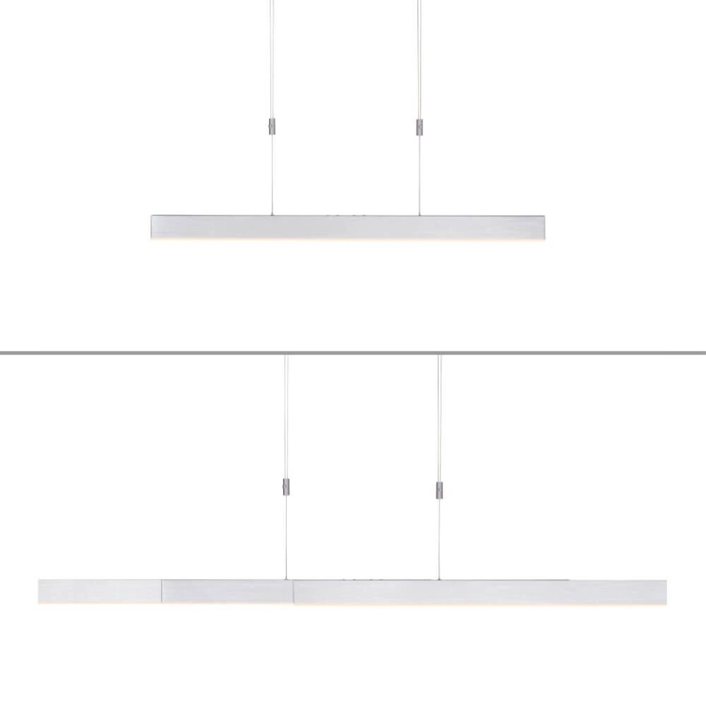 LED hanging lamp Pure-Moto brushed metal Paul Neuhaus 4012248363775